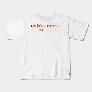 Cabin Crew Flight Attendant Kids T-Shirt